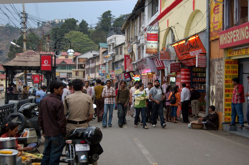 Mall Road Mussorie